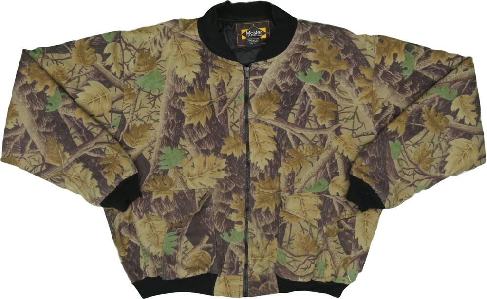 Master Sportsman Duck Deer Hunting Hunter Fishing Leaf Camo Camouflage Jacket